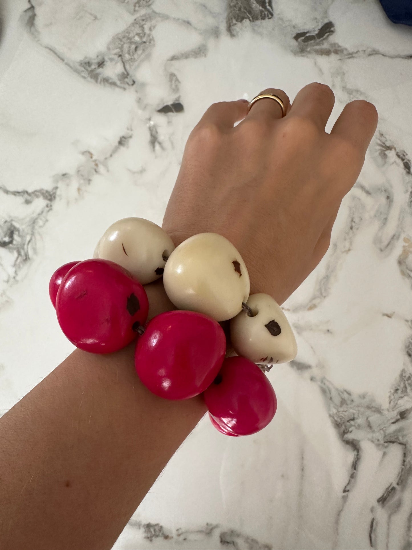 Adjustable Jarina & Açaí Seed Bracelet