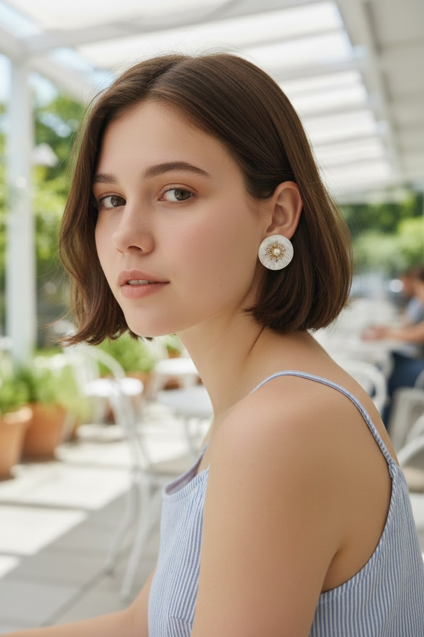 Pearl & Crystal Stud Earrings