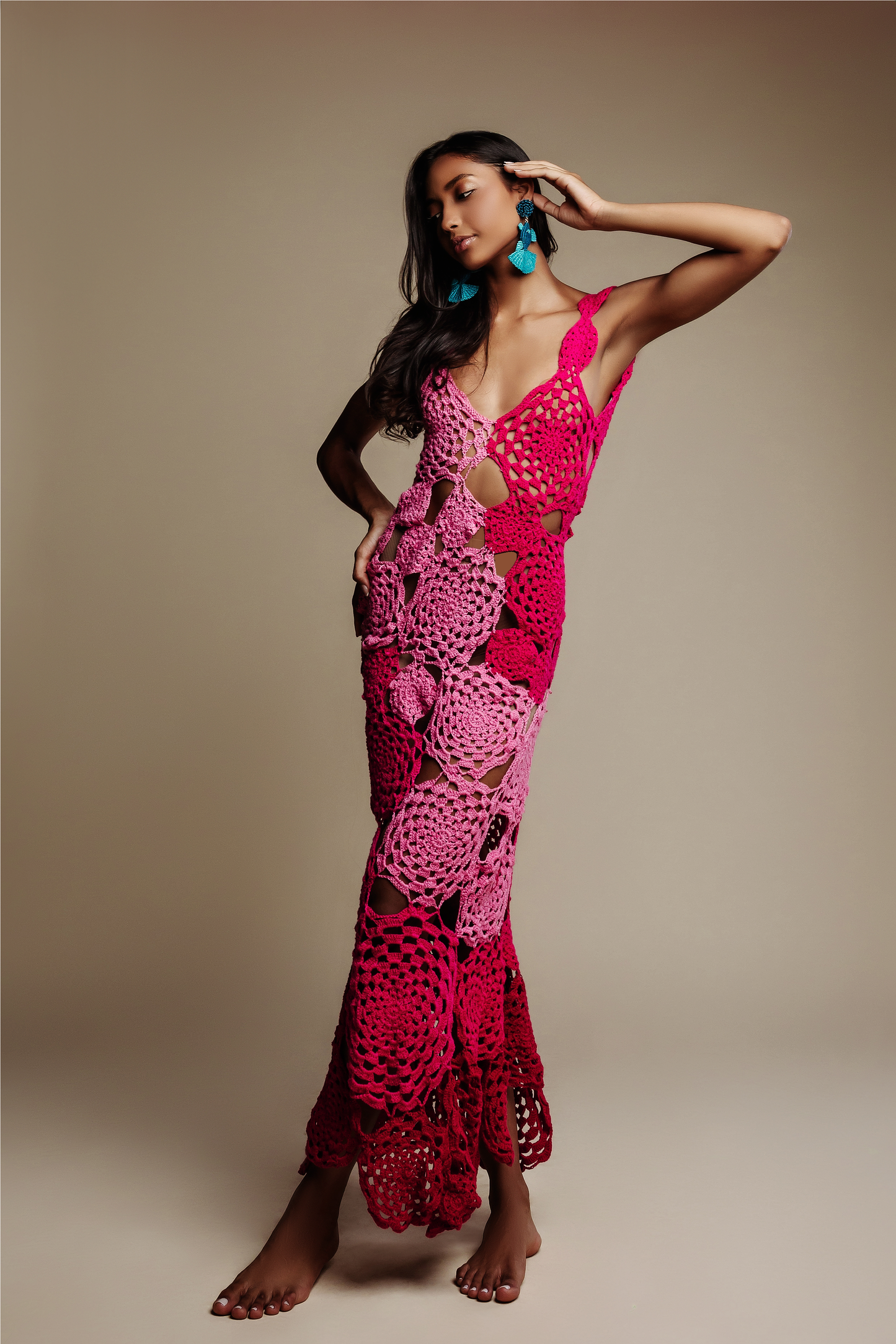 Dragon Fruit Dress - Cover Up