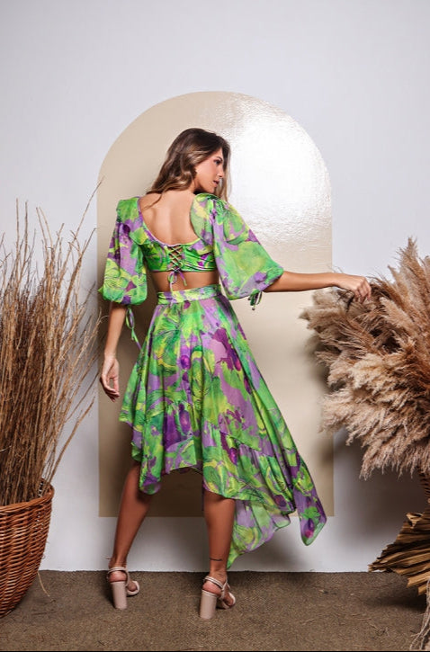 Açaí Skirt - Exclusive Açaí print