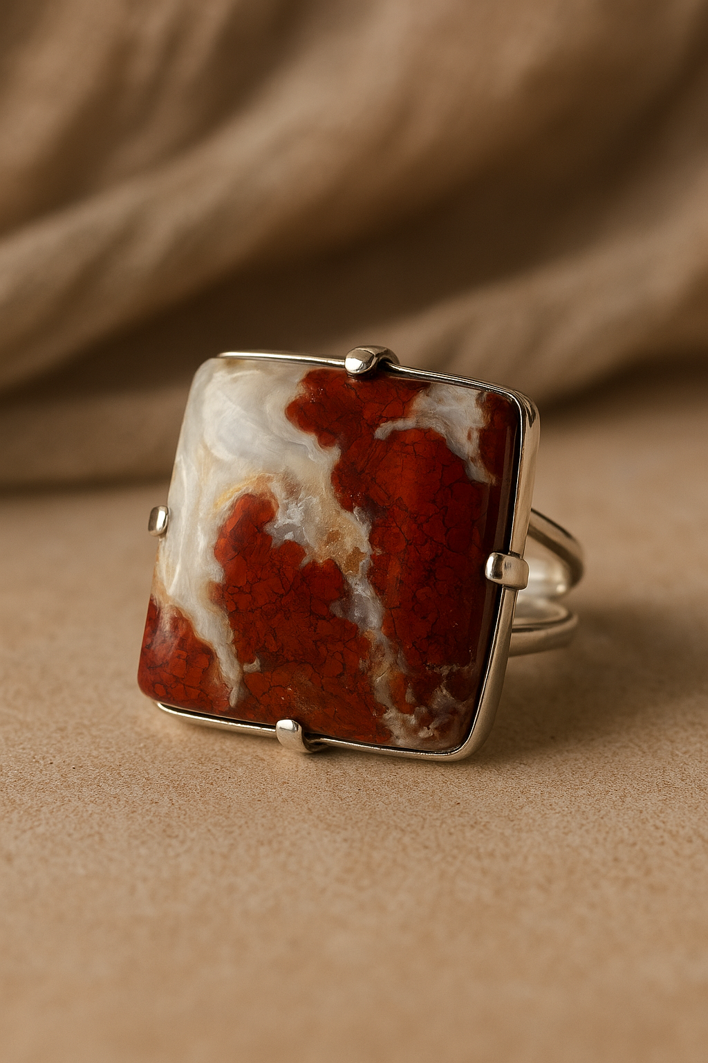 Fire Agate Ring