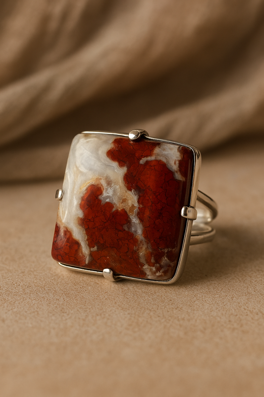 Fire Agate Ring