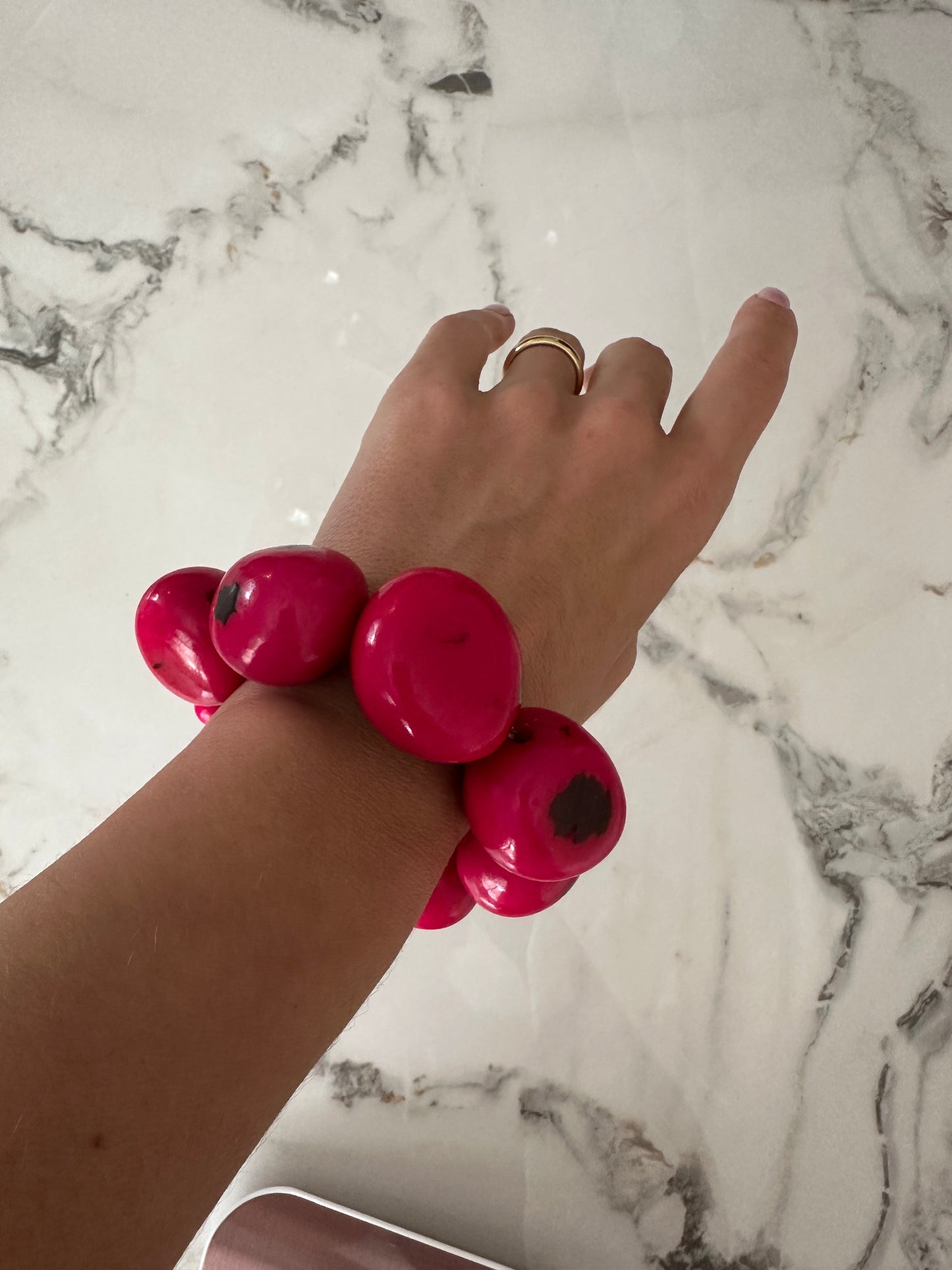 Adjustable Jarina & Açaí Seed Bracelet