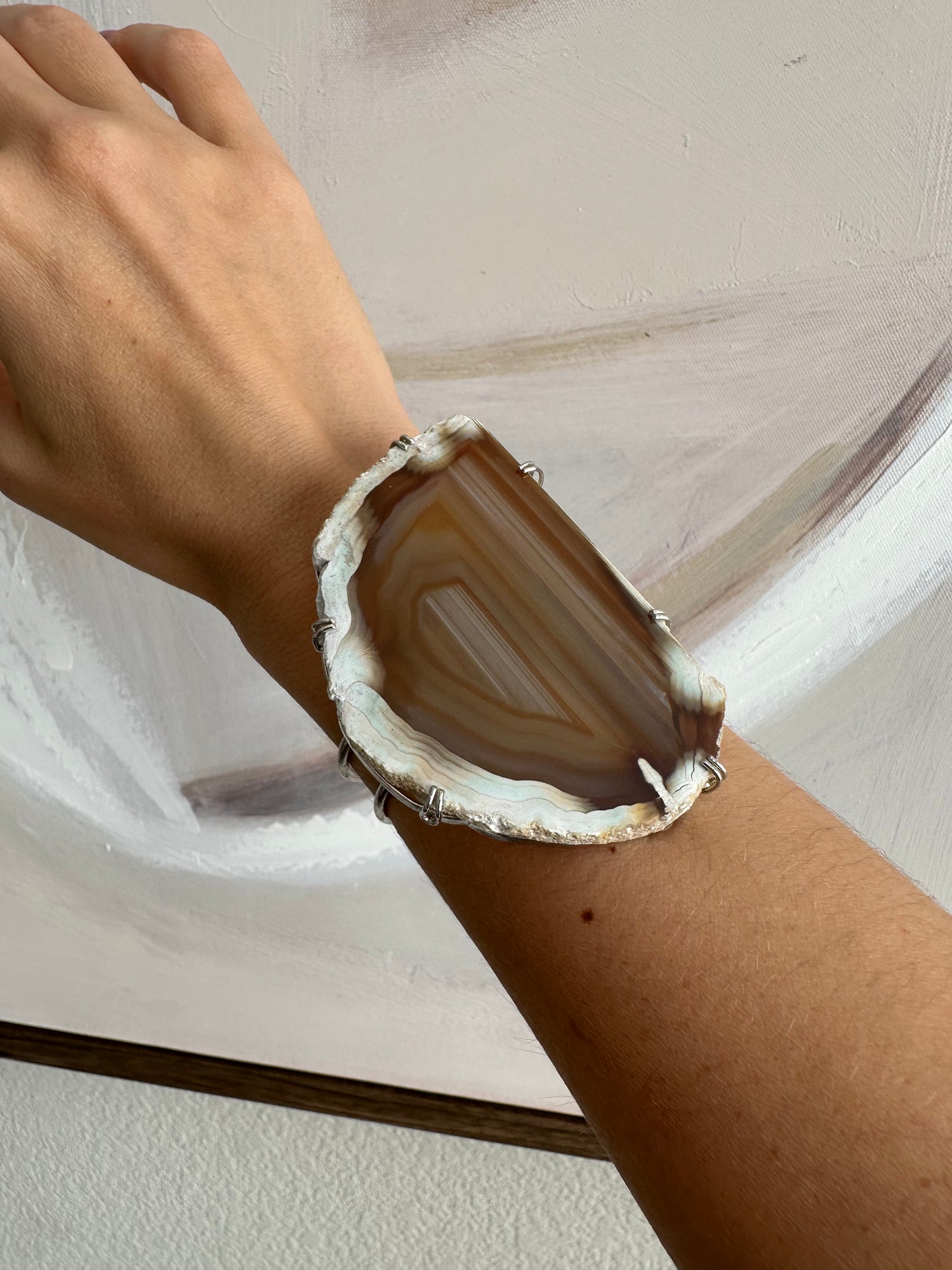 Agate Cuff Bracelet