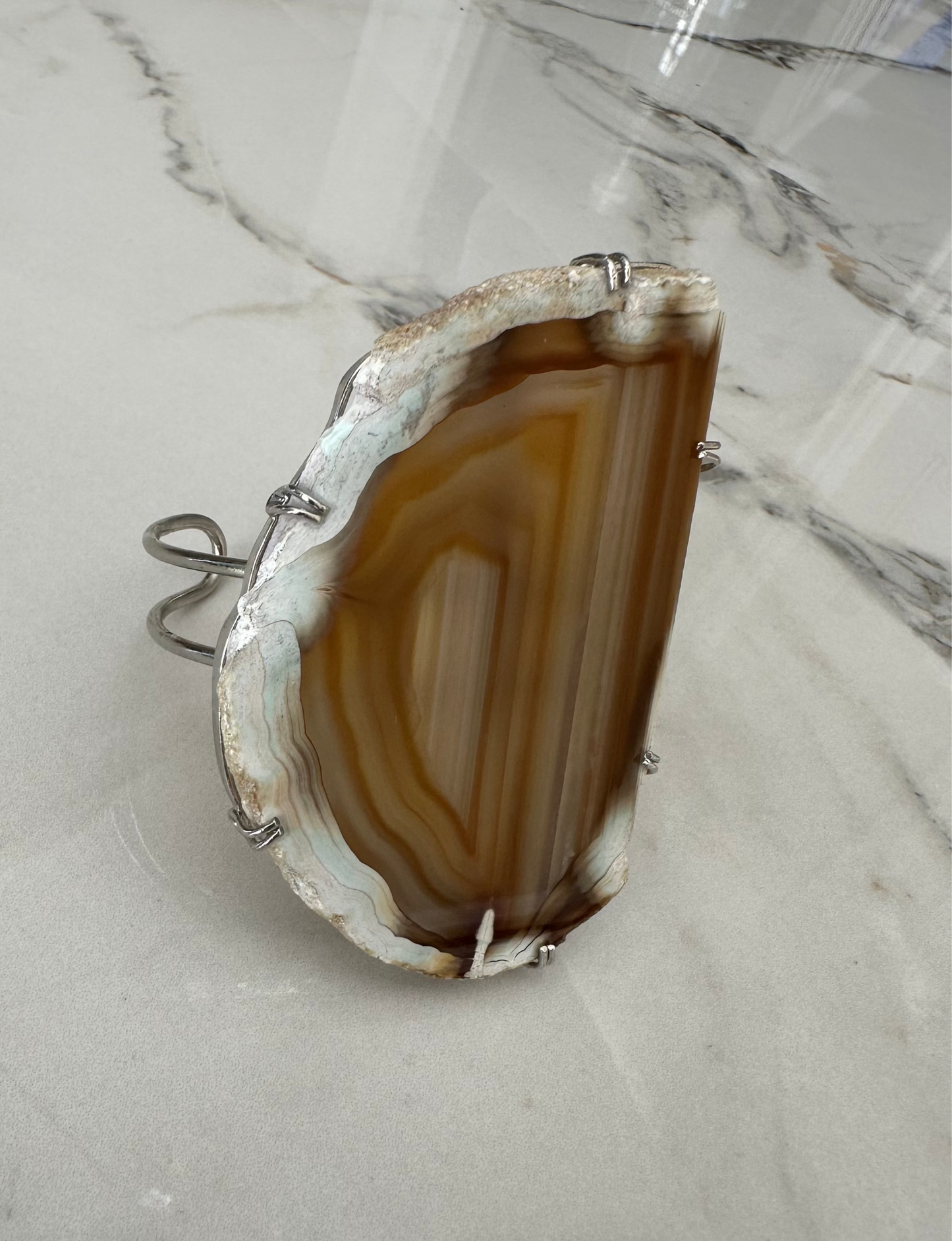 Agate Cuff Bracelet