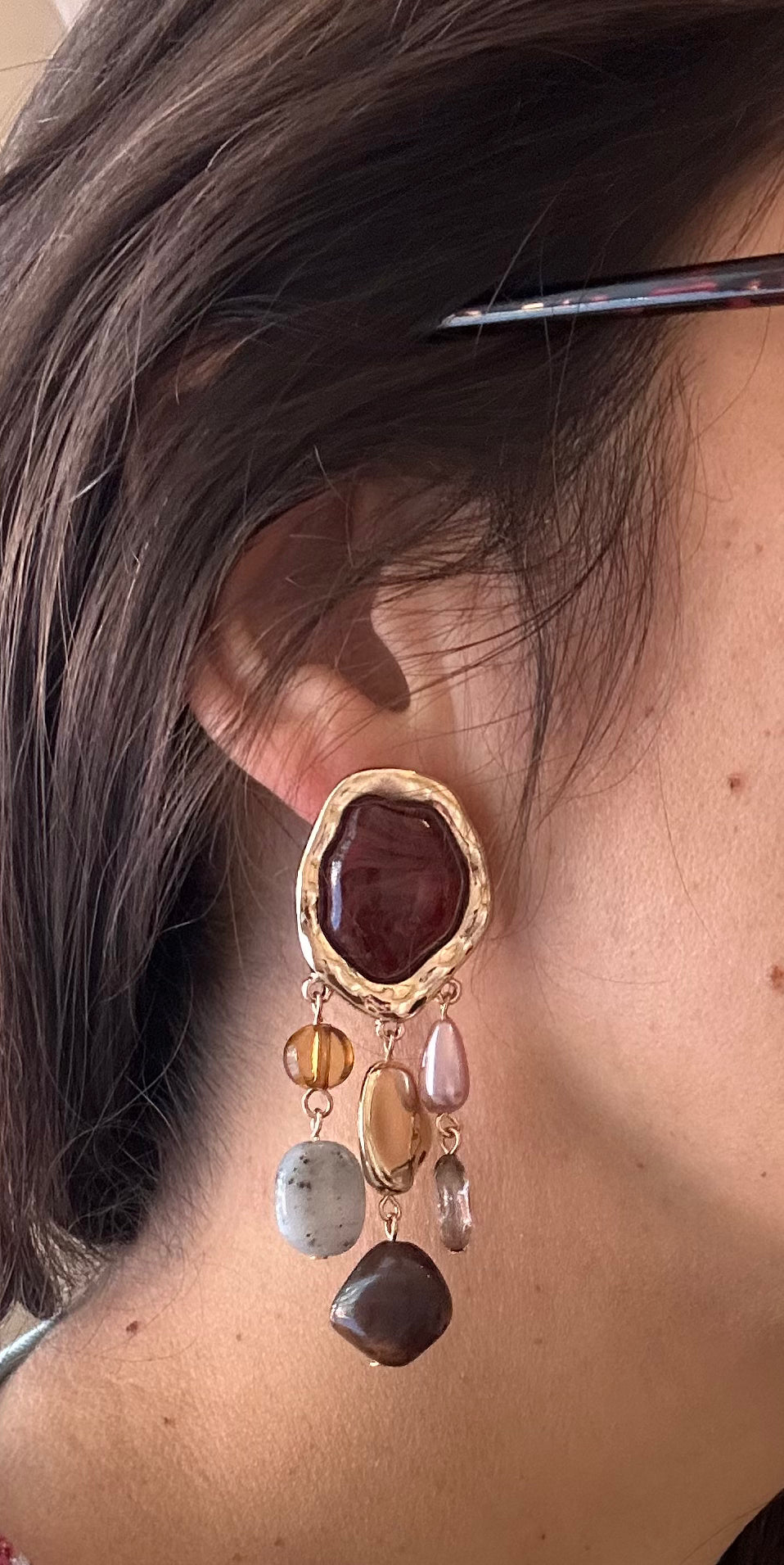 Sculptural Chandelier Earrings