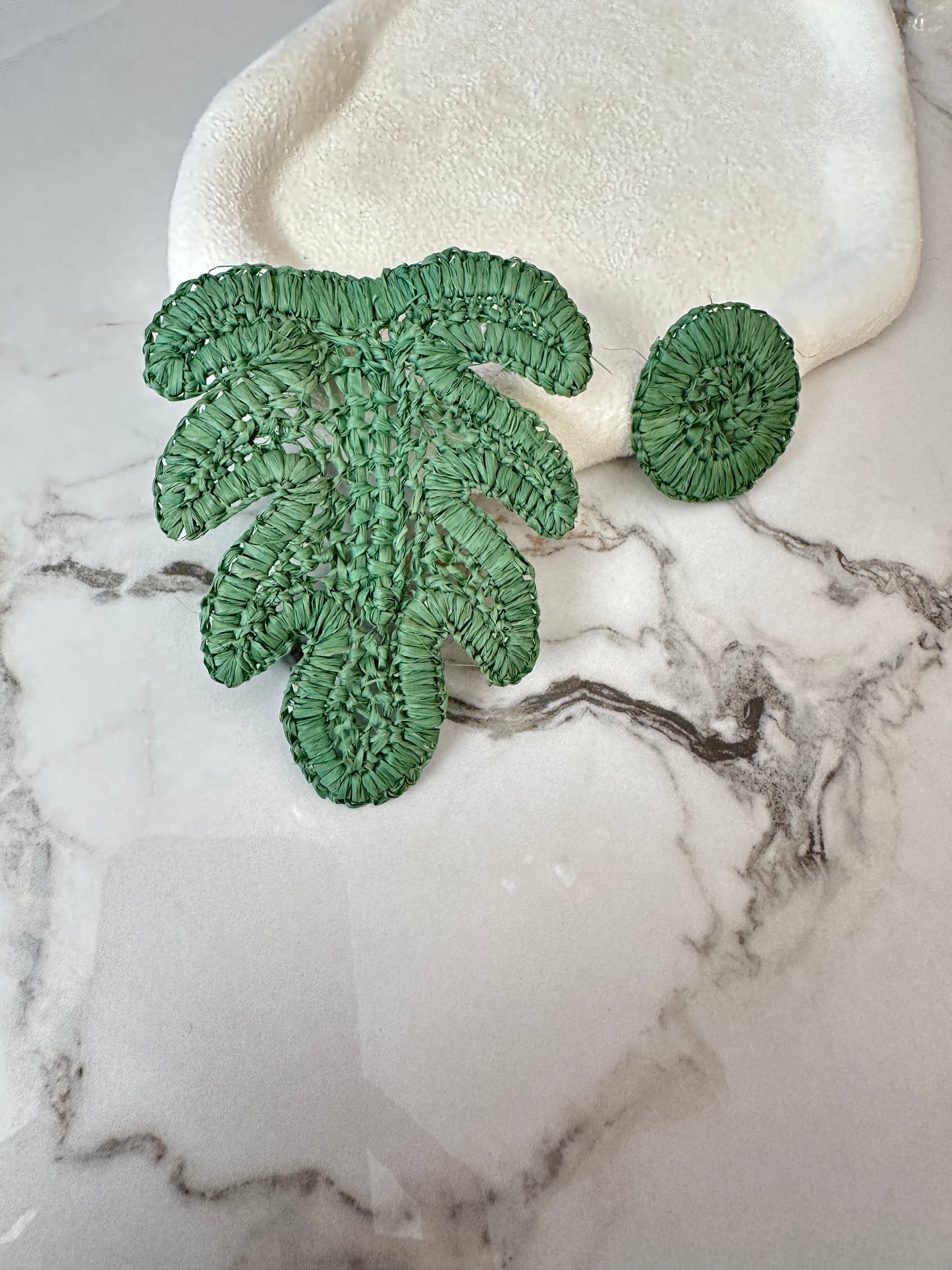 Monstera Earrings