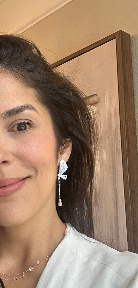 Agate Butterfly Earrings
