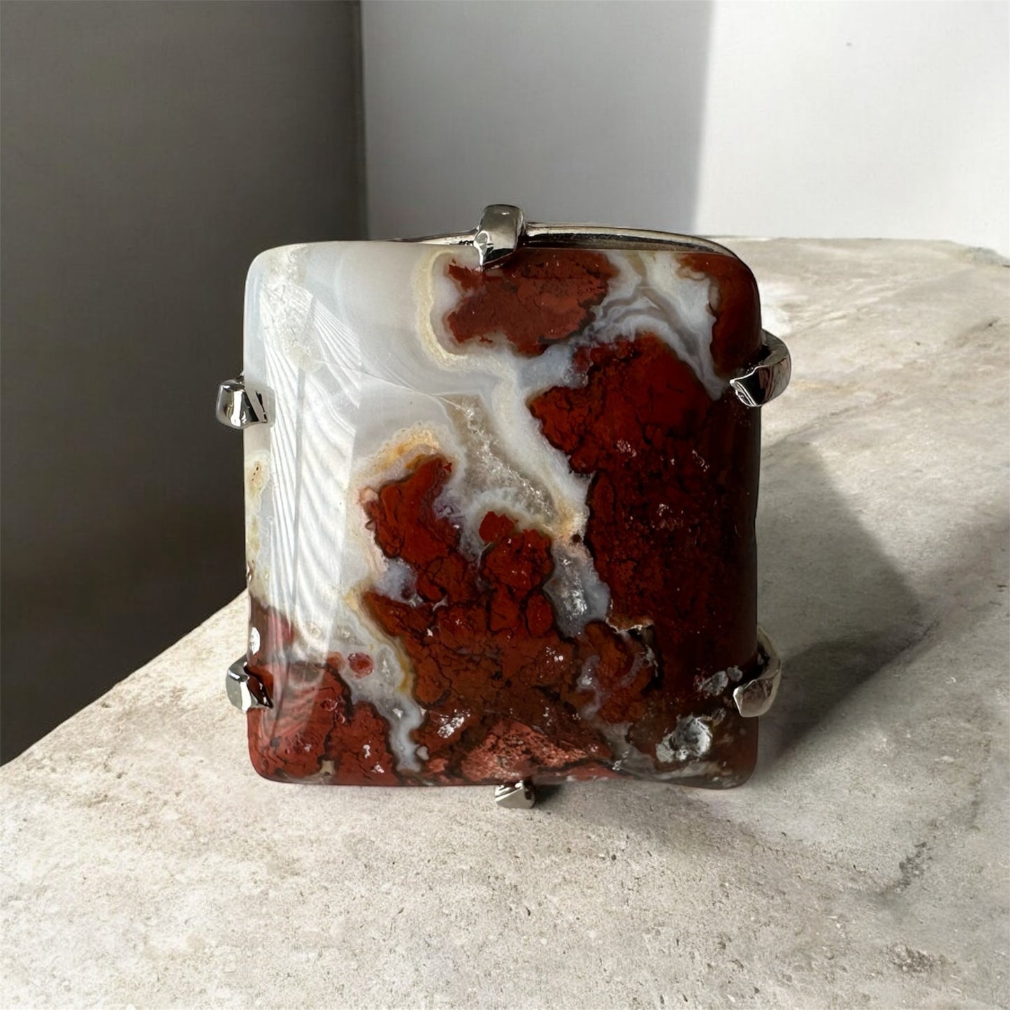 Fire Agate Ring