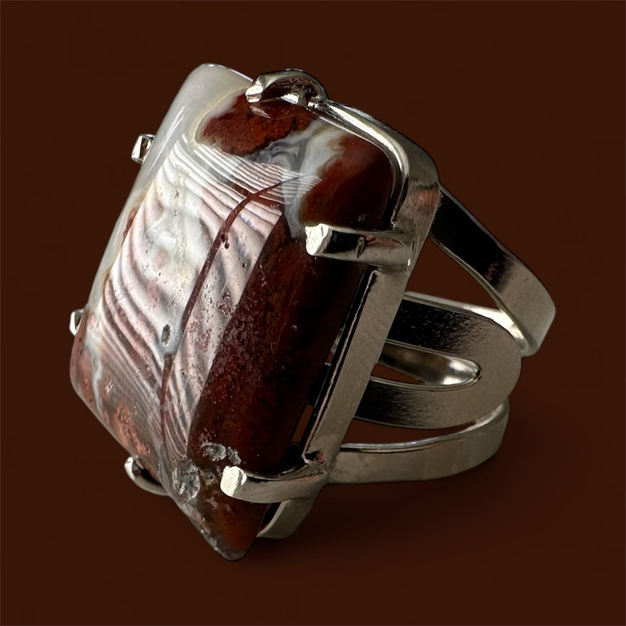 Fire Agate Ring