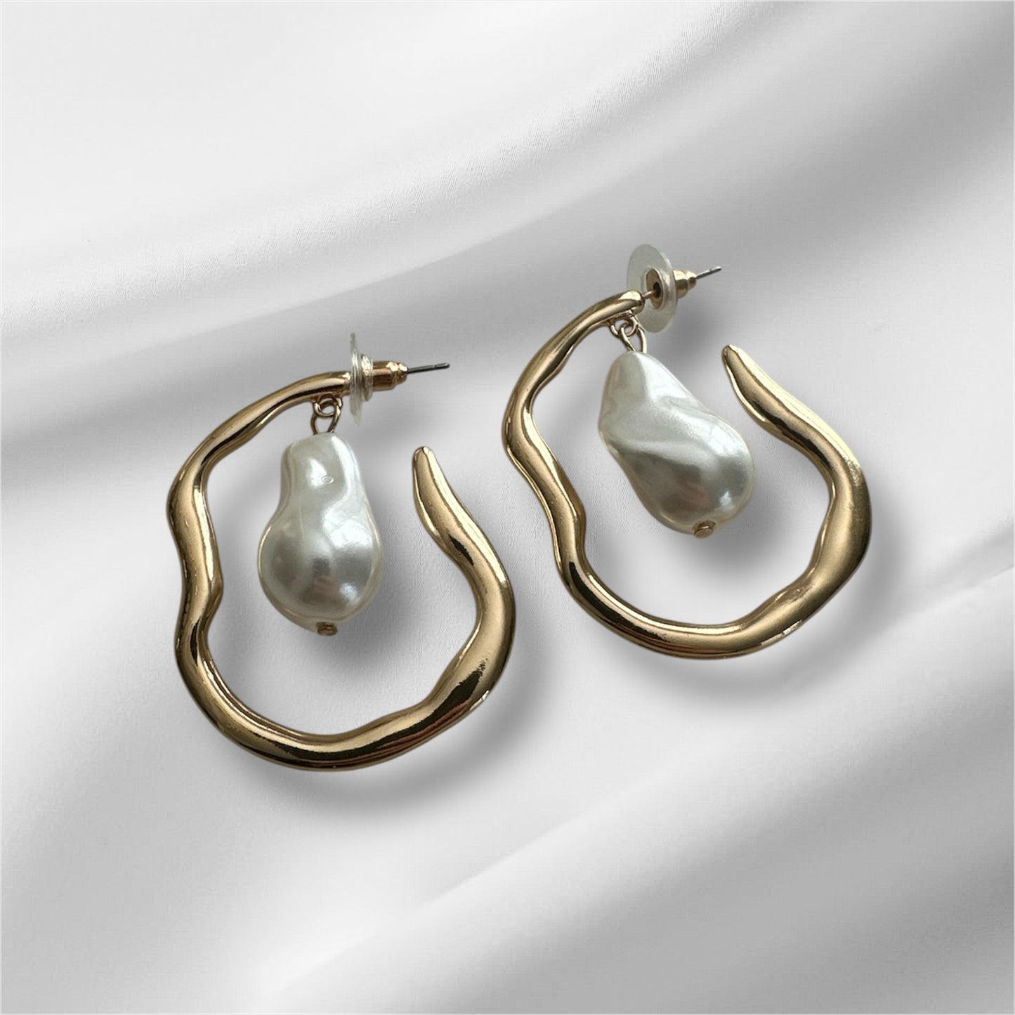 Golden Baroque Hoops