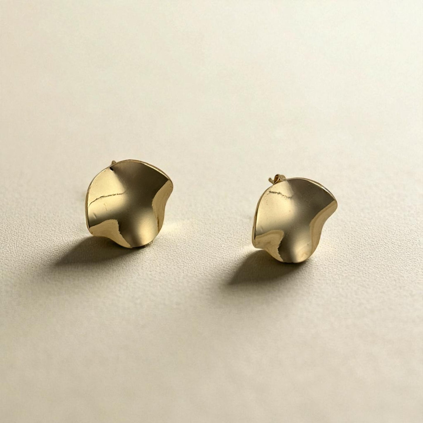 Golden Petal Studs