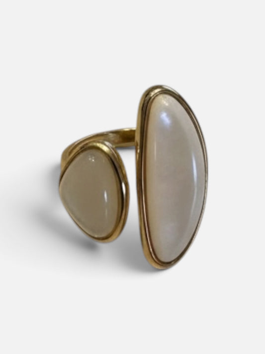 Mother of Pearl Statement Ring