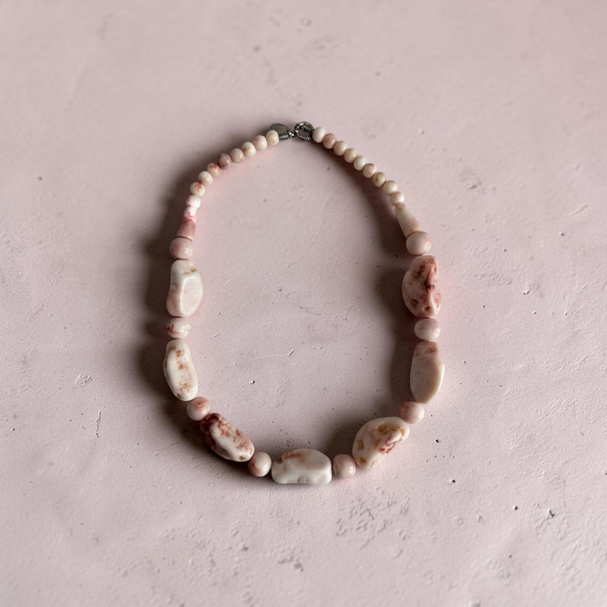 Blush Beaded Necklace