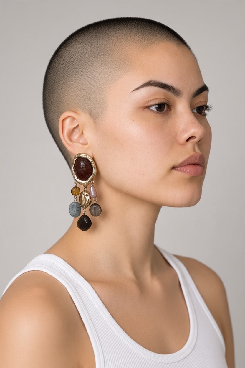 Sculptural Chandelier Earrings