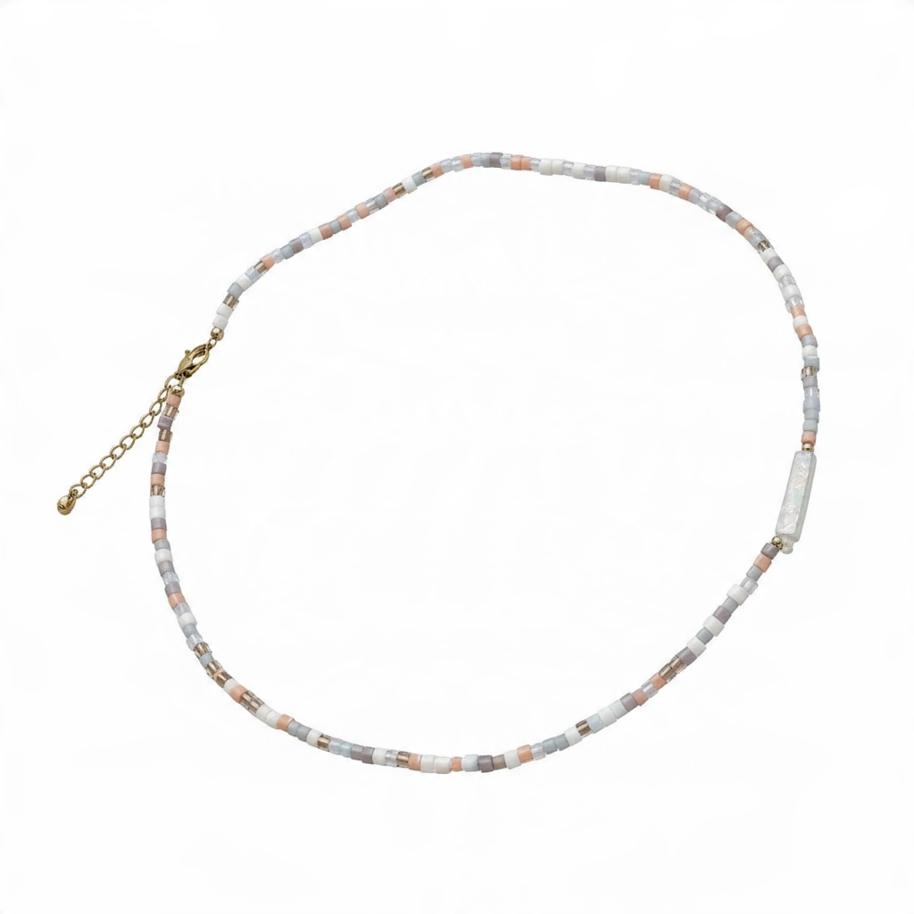 Pastel Baroque Pearl Necklace