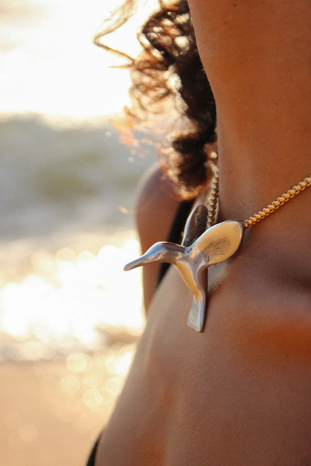 Hummingbird necklace