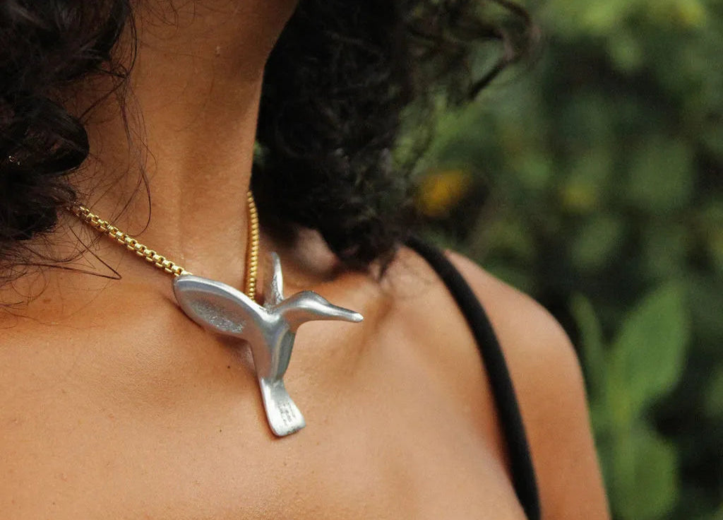 Hummingbird necklace